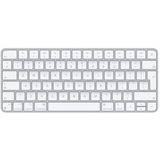 Apple Magic clavier USB + Bluetooth Anglais Aluminium, Blanc Argent/Blanc, Layout  Royaume-Uni, 60%, USB + Bluetooth, Aluminium, Blanc