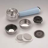 Ariete 1389/15 Manuel Machine à expresso 0,9 L Beige/Bleu clair, Machine à expresso, 0,9 L, Café moulu, Dosette de café, 900 W, Bleu clair