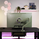 Arozzi Alzare Neo Single, Support de moniteur Vert