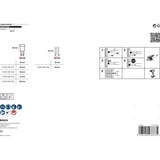 Bosch 2608599037 Kit frese a secco diamantate 5 parti 1 pz. Cutter, Jeu de mèches de perceuse Cutter, pierre, Carrelage, Bosch, Argent, 5 pièce(s)