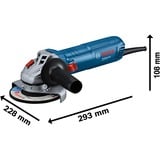 Bosch GWS 12-125 Professional, 06013A6102, Meuleuse d'angle Bleu