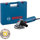 Bosch Meuleuse d'angle GWS 12-125 Professional + Disque de découpe diamant Bleu