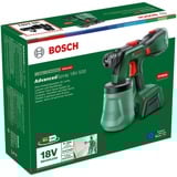 Bosch Pistolet pulvérisateur sans fil AdvancedSpray 18V-500 solo, Pistolet de pulvérisation Vert