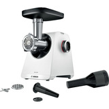 Bosch Serie 4 MFWS420W hachoir 1300 W Blanc Blanc, 1300 W, Blanc, 1 m, Acier inoxydable, 1900 W, 500 W