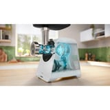 Bosch Serie 4 MFWS420W hachoir 1300 W Blanc Blanc, 1300 W, Blanc, 1 m, Acier inoxydable, 1900 W, 500 W