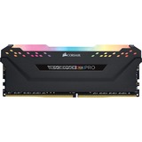 Corsair 16 Go DDR4-3600, Mémoire vive Noir, CMW16GX4M1Z3600C18, Vengeance RGB PRO, XMP, AMD Ryzen Optimisé