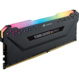 Corsair 16 Go DDR4-3600, Mémoire vive Noir, CMW16GX4M1Z3600C18, Vengeance RGB PRO, XMP, AMD Ryzen Optimisé