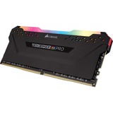 Corsair 16 Go DDR4-3600, Mémoire vive Noir, CMW16GX4M1Z3600C18, Vengeance RGB PRO, XMP, AMD Ryzen Optimisé