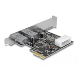 DeLOCK Carte PCIe x1 vers 2x USB 3.2 Gen 1 externes, Contrôleur USB 