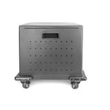 Digitus Armoire de recharge mobile, 16 stations de charge, pour tablettes jusqu'à 14" Noir, 16x USB-A