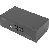 Digitus Commutateur KVM DisplayPort 4x 1, Switch KVM Noir
