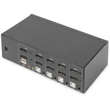 Digitus Commutateur KVM DisplayPort 4x 1, Switch KVM Noir