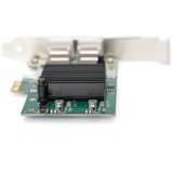 Digitus Gigabit Ethernet PCI Express Card, Carte réseau 2 ports