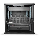 Digitus Tablette télescopique pour tablettes, ordinateurs portables, smartphones, Étagère Noir, ordinateurs portables, smartphones, Étagère, Noir, Acier, 50 kg, Chine, 48,3 cm (19")