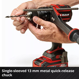EINHELL TP-CD 18/70 Li-i BL, 4514310, Perceuse à percussion Noir/Rouge