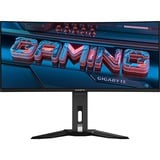 GIGABYTE Moniteur de jeu courbé OLED WQHD MO34WQC2 de 34" - 3440 x 1440, 240Hz, 0.03ms, KVM, 250 cd/m², FreeSync Premium Pro, DisplayHDR True Black 400, HDMI 2.1, Displayport 1.4 UltraWide incurvé  Noir, 240Hz, 0.03ms, KVM, 250 cd/m², FreeSync Premium Pro, DisplayHDR True Black 400, HDMI 2.1, Displayport 1.4, 86,4 cm (34"), 3440 x 1440 pixels, Wide Quad HD, OLED, 0,03 ms, Noir