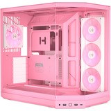 HYTE Y50 Lait à la Fraise boîtier midi tower Rose clair | 2x USB-A | 1x USB-C | RGB | Verre trempé