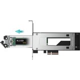 Icy Dock ExpressSlot Elite MB840M5P-B, Carte d'interface Noir/Argent