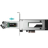 Icy Dock MB840M5P-B, Carte d'interface Noir/Argent