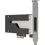 Icy Dock MB840M5P-B, Carte d'interface Noir/Argent