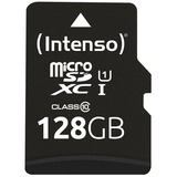 Intenso 3424491 mémoire flash 128 Go MicroSD UHS-I Classe 10, Carte mémoire Noir, 128 Go, MicroSD, Classe 10, UHS-I, Class 1 (U1), Résistant à une température, Résistant aux chocs, Imperméable, Résistant aux rayons X