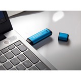 Kingston IronKey Vault Privacy 50 128 Go, Clé USB Bleu clair/Noir, USB 3.2 Gen 1