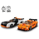 LEGO Champions de vitesse - McLaren Solus GT & McLaren F1 LM, Jouets de construction 