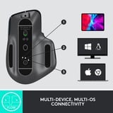 Logitech  MX Master 3S Business, Souris Graphite