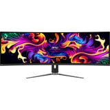 MSI MPG 491CQPDE QD-OLED écran plat de PC 124,5 cm (49") 5120 x 1440 pixels Dual QHD Noir Moniteur UltraWide gaming incurvé Noir, 1x DisplayPort, 2x HDMI, 1x USB-C, 2x USB-A, 144 Hz, 124,5 cm (49"), 5120 x 1440 pixels, Dual QHD, QD-OLED, 0,03 ms, Noir