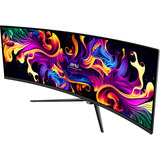 MSI MPG 491CQPDE QD-OLED écran plat de PC 124,5 cm (49") 5120 x 1440 pixels Dual QHD Noir Moniteur UltraWide gaming incurvé  Noir, 124,5 cm (49"), 5120 x 1440 pixels, Dual QHD, QD-OLED, 0,03 ms, Noir
