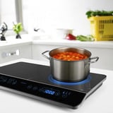 Medion LIFE Plaque de cuisson à induction double MD 15324, Plaque chauffante Noir