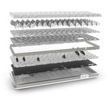 NZXT FUNCTION Elite MiniTKL, clavier gaming Blanc, Layout DE, NZXT Swift