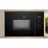 Neff N 50 Noir Micro-onde simple Intégré 25 L 900 W, Four à micro-ondes Intégré, Micro-onde simple, 25 L, 900 W, Écran integré, LED
