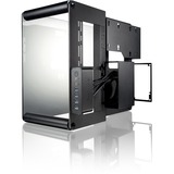 RAIJINTEK PAEAN M, Banc/show case Noir, 2x USB-A 2.0, 2x USB-A 3.2 (5 Gbit/s), 1x Audio, Window-kit