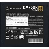 SilverStone , 750 Watt alimentation  Noir