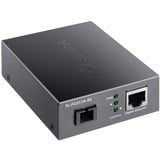 TP-Link TL-FC311A-20 convertisseur de support réseau 1000 Mbit/s Monomode Noir, Transmetteur audio/vidéo 1000 Mbit/s, IEEE 802.3, IEEE 802.3ab, IEEE 802.3i, IEEE 802.3u, IEEE 802.3x, IEEE 802.3z, Gigabit Ethernet, 10,100,1000 Mbit/s, 1000 Mbit/s, 20000 m