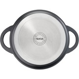 Tefal Trattoria E2187234 casserole à sauce Rond Noir, Poêle Noir, Rond, Noir, Aluminium, Titanium Extra, Amovible, Vitrocéramique, Gaz, Halogène, Induction