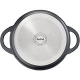 Tefal Trattoria E21872 Rond Noir, Poêle Noir, Rond, Noir, Aluminium, Titanium Extra, Amovible, Vitrocéramique, Gaz, Halogène, Induction, Plaque étanche