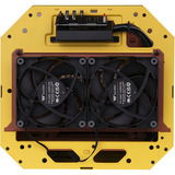 Thermaltake The Tower 250 boîtier mini tower Jaune | 2x USB-A | 1x USB-C | Verre Trempé