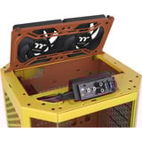 Thermaltake The Tower 250 boîtier mini tower Jaune | 2x USB-A | 1x USB-C | Verre Trempé