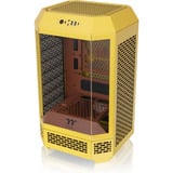 Thermaltake The Tower 250 boîtier mini tower Jaune | 2x USB-A | 1x USB-C | Verre Trempé
