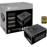 Thermaltake Toughpower SFX 650W Gold unité d'alimentation d'énergie 20+4 pin ATX Noir Noir, 650 W, 100 - 240 V, 780 W, 50/60 Hz, 10 A, 20+4 pin ATX