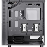 Thermaltake Versa T26 TG ARGB Midi Tower Noir, boîtier pc Noir | 2x USB-A | RGB | Verre Trempé