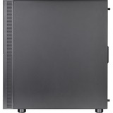 Thermaltake Versa T26 TG ARGB Midi Tower Noir, boîtier pc Noir | 2x USB-A | RGB | Verre Trempé