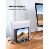 UGREEN 60643 Support de livres Supports de Laptop Gris 43,9 cm (17.3") Noir, Supports de Laptop, Gris, Aluminium, Silicone, 43,9 cm (17.3"), 150 mm, 104 mm