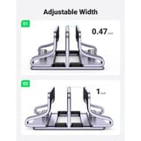 UGREEN 60643 Support de livres Supports de Laptop Gris 43,9 cm (17.3") Noir, Supports de Laptop, Gris, Aluminium, Silicone, 43,9 cm (17.3"), 150 mm, 104 mm