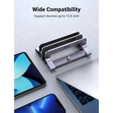 UGREEN 60643 Support de livres Supports de Laptop Gris 43,9 cm (17.3") Noir, Supports de Laptop, Gris, Aluminium, Silicone, 43,9 cm (17.3"), 150 mm, 104 mm