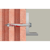 fischer Cheville à tige longue DuoXpand 8x100 FUS Gris clair/Rouge