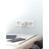 goobay 65W GaN USB-C PD Multiport Quick Charger Nano, Chargeur Blanc