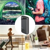goobay Quick Charge Powerbank 20 000 mAh - 74 Wh Noir, USB-C PD, QC 3.0